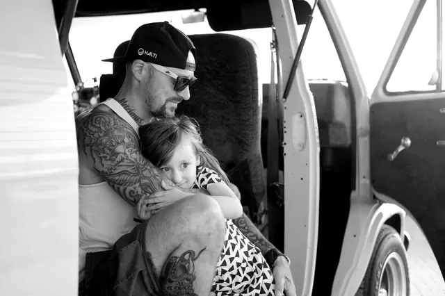 Father and daughter